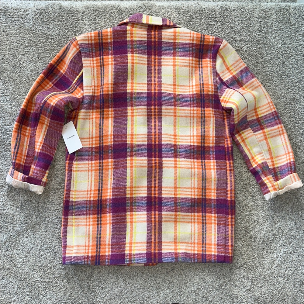 Nordstrom Plaid Button-Up Jacket - Picture 7 of 7